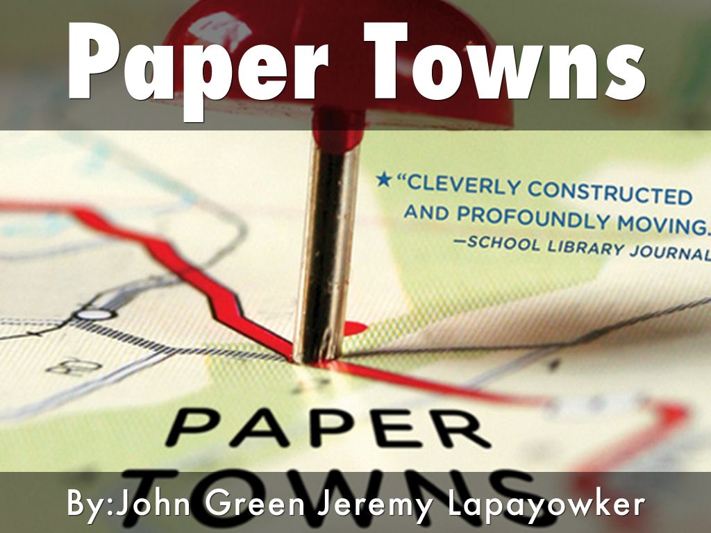 paper towns john green epub free download