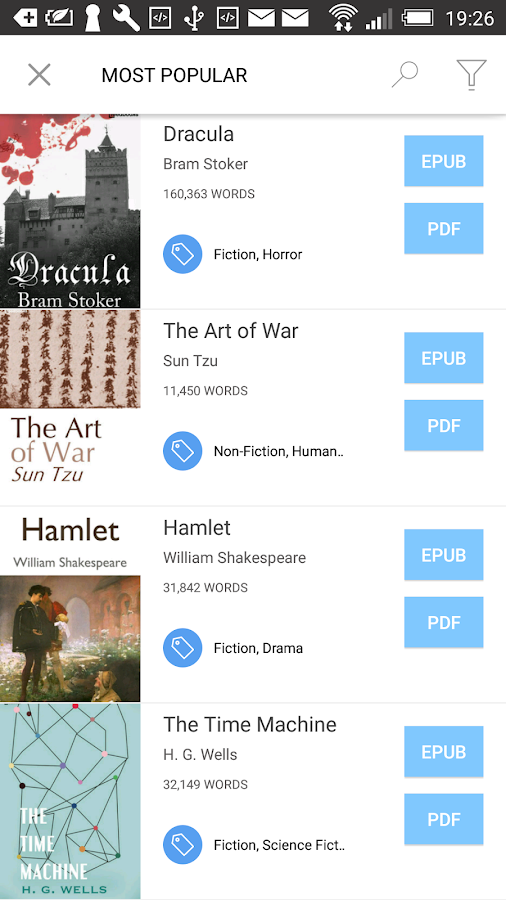 top 5 ebook reader for android