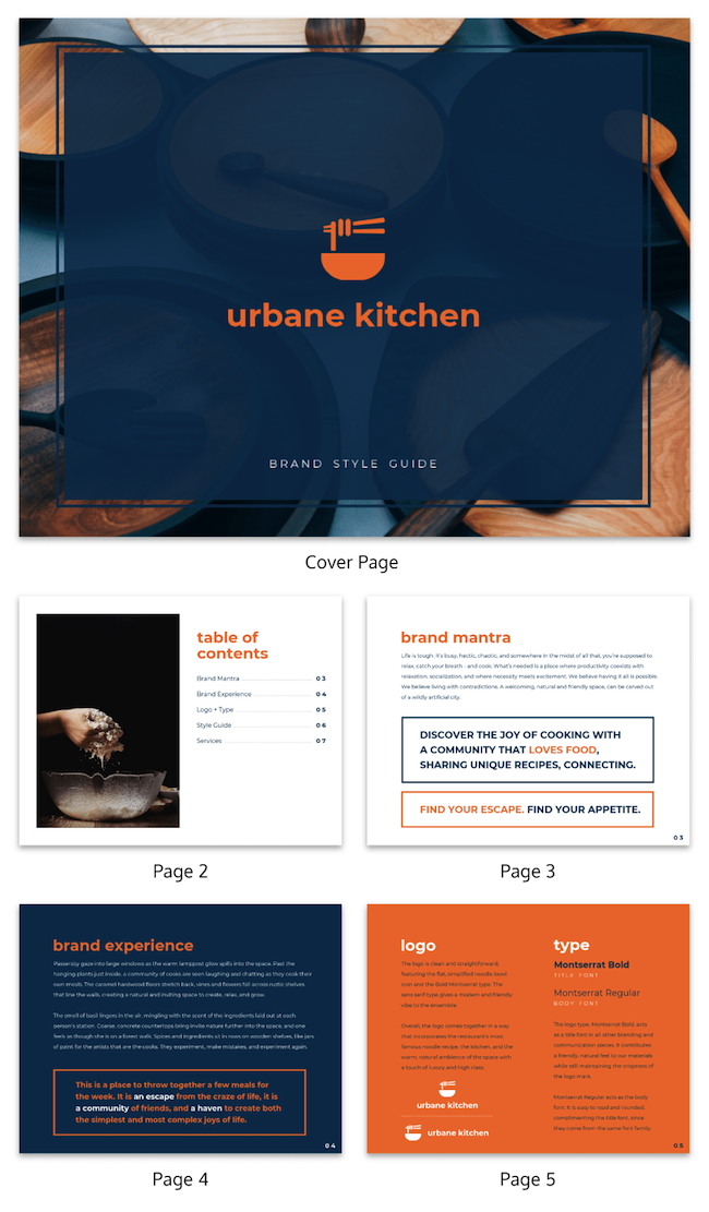 one page ebook website template